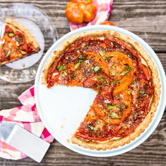 Tomato Tart with Ricotta