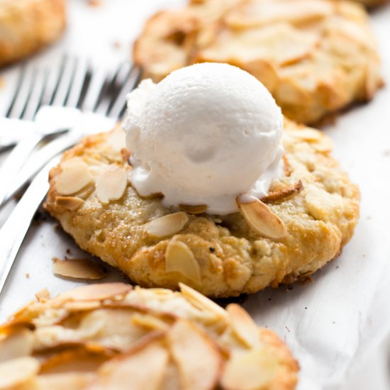 Mini Almond Pear Galettes