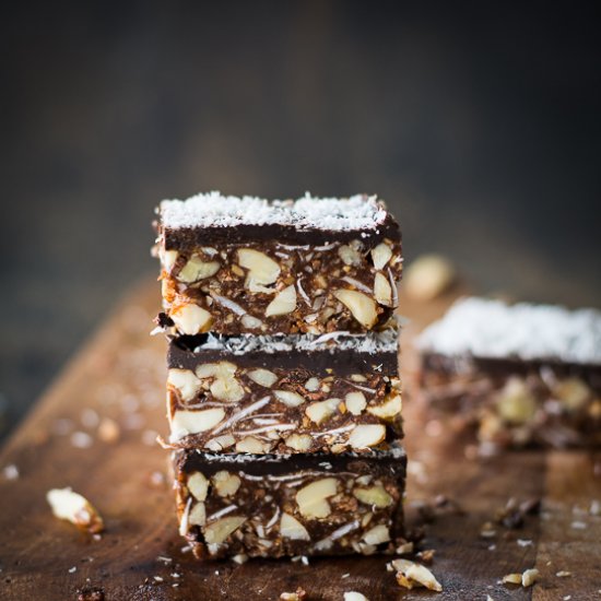 Coconut Chocolate Peanut Butter Bar