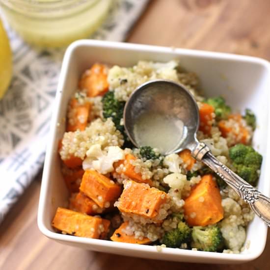 Roasted Vegetable Quinoa Salad