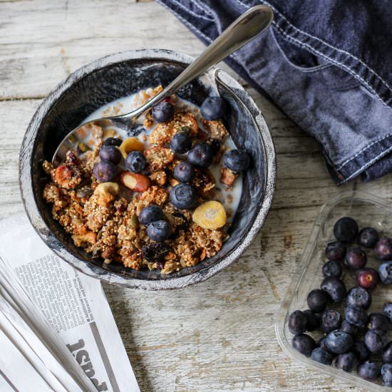 Quinoa Granola (sugar free)