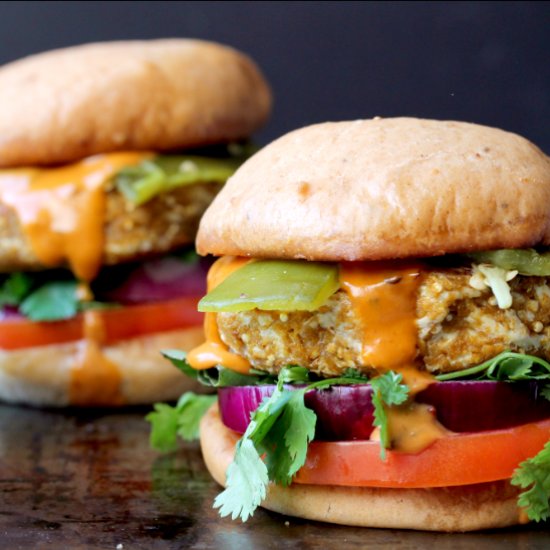 Southwest Style Burgers (Vegan+GF)