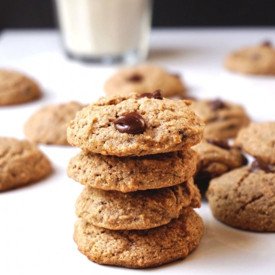 Buckwheat & Oat Chocolate Chip Cookie