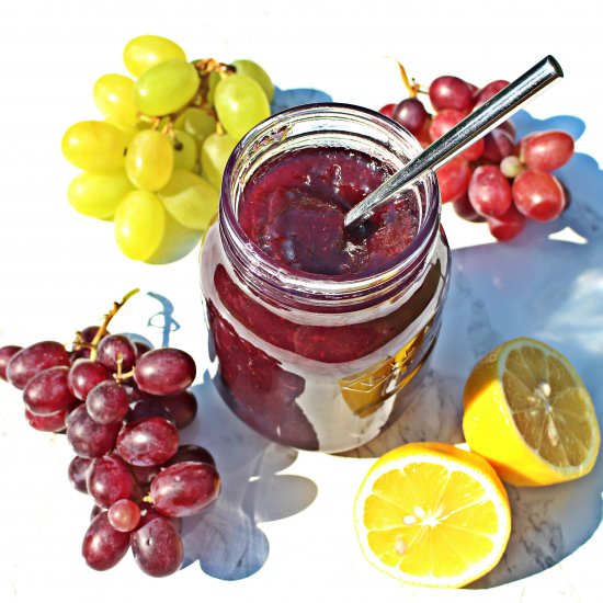 Easy Grape Jam – 3 Ingredients