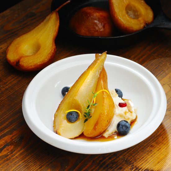 Whipped Cow’s Milk Ricotta & Pears