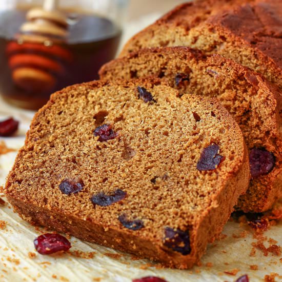 Honey Cranberry Bread