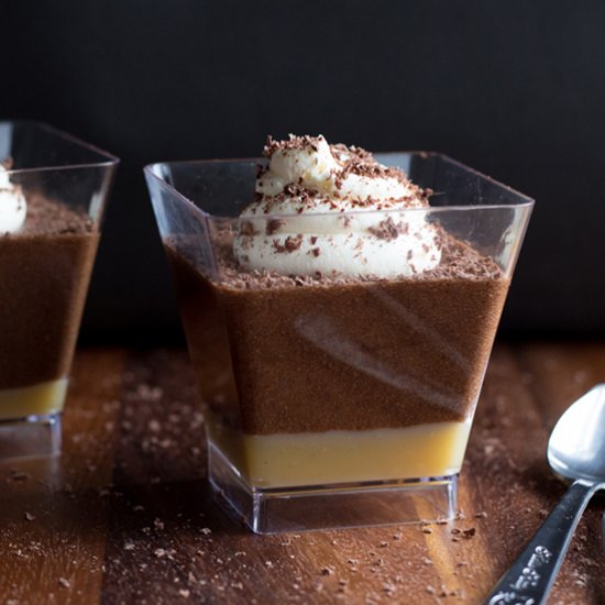 Salted Caramel Chocolate Mousse Pot