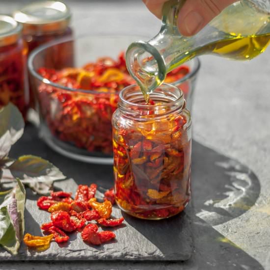 Sun Dried Tomatoes in Olive Oil