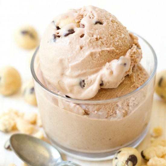 Choc-Banana Cookie Dough Ice Cream