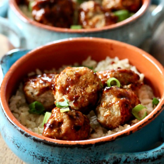 Sweet and Spicy Turkey Meatballs