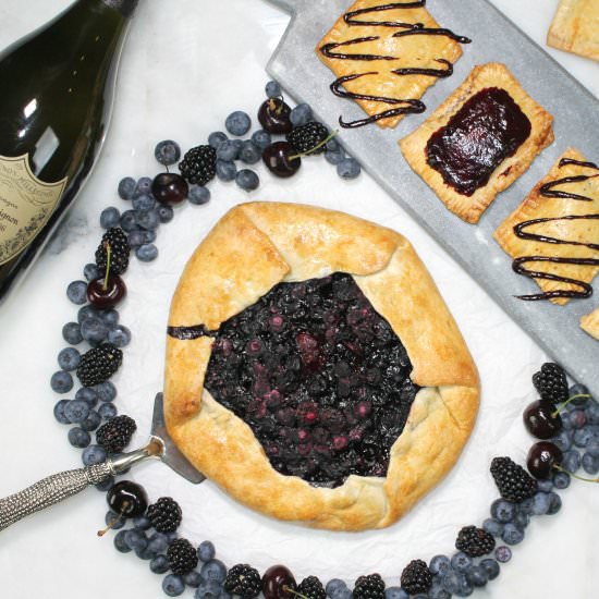 Berry Cherry Galette & “Pop-Tarts”