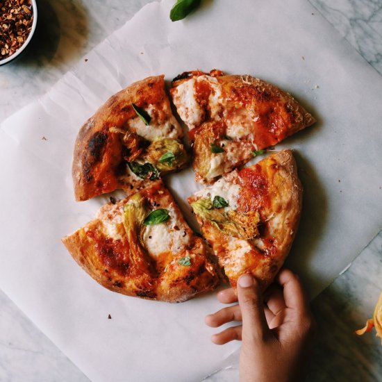 Burrata Beer-Crusted Pizza