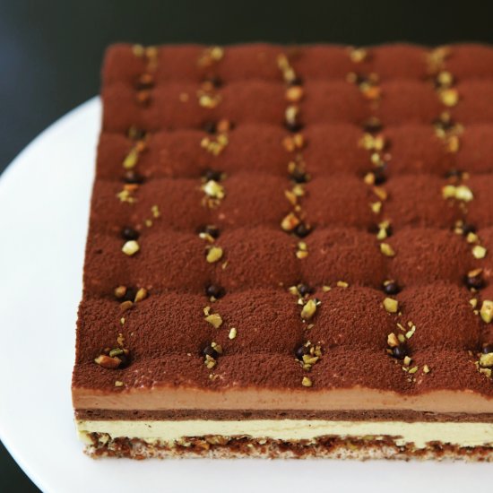 Pistachio Hazelnut Entremet