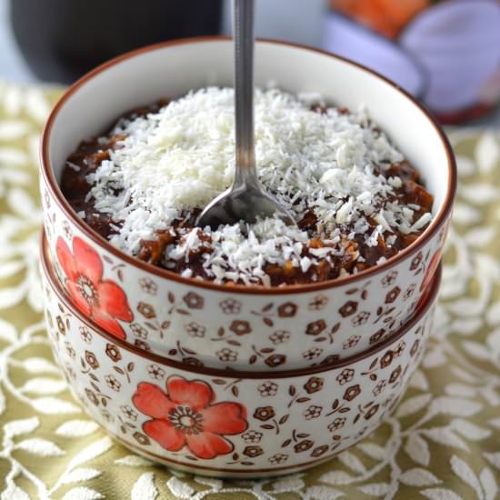 Coconut Mocha Oatmeal