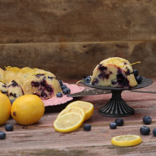 Lemon Blueberry Bundt Cake