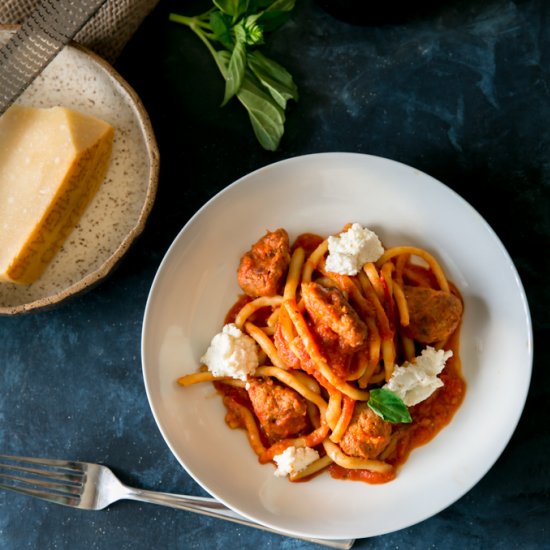 Roasted Tomato Sauce With Andouille