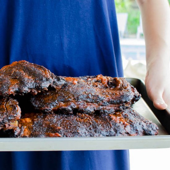 Tender Hickory Smoked Ribs