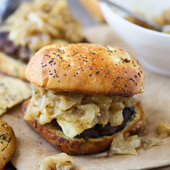 French Onion Burgers