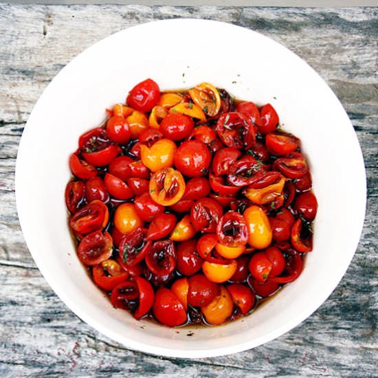 Balsamic Roasted Cherry Tomatoes