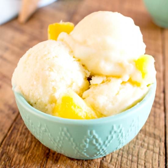 Pineapple Coconut Sorbet