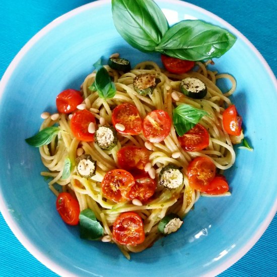 Creamy Avocado Spaghetti (Vegan)