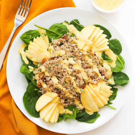 Curried Quinoa Salad with Apples