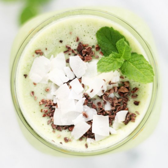 Mint Cacao Chip Smoothie