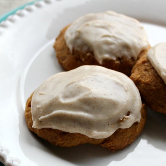 Frosted Pumpkin Cookies