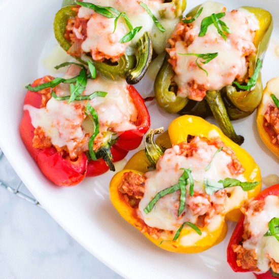 Sicilian Stuffed Peppers