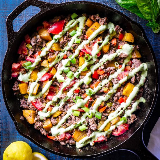 Beef & Plantain Skillet