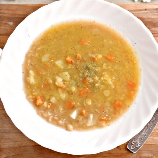 Vegan Split Peas Soup