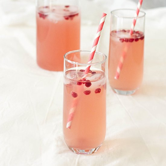 Pomegranate Elderflower Soft Drink