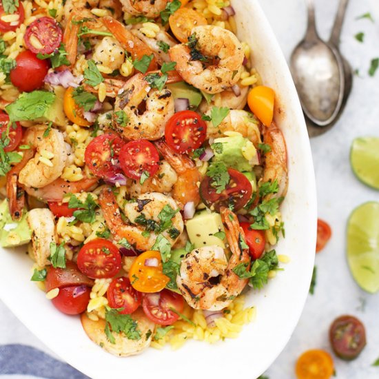 Cilantro Shrimp and Avocado Salad