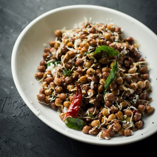 Black Chickpea Sprouts and Coconut