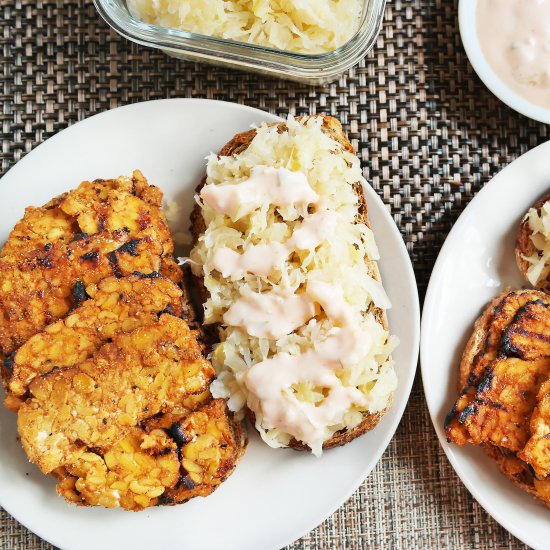 Tempeh Reuben Sandwich