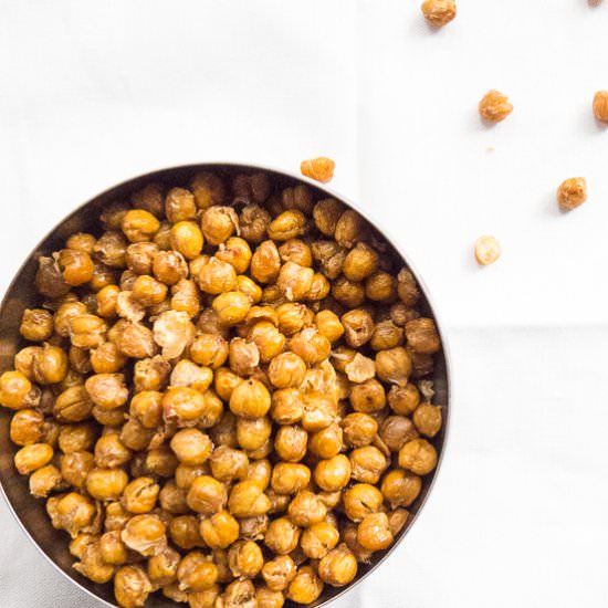 Crunchy Salted Roasted Chickpeas