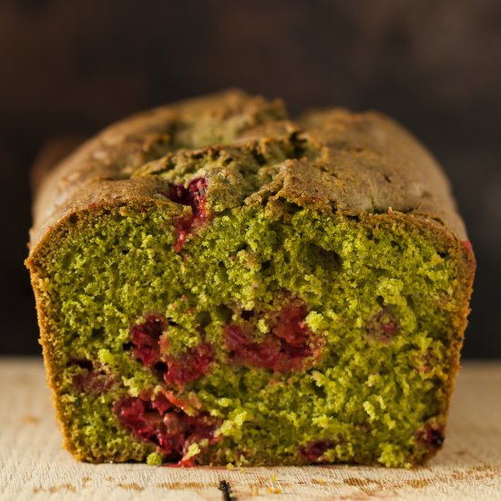 Matcha and Raspberry Cake