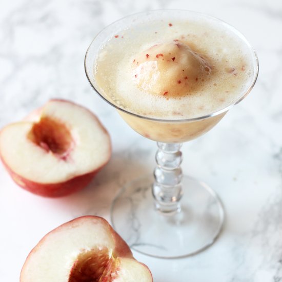 Peach Sorbet Bellini