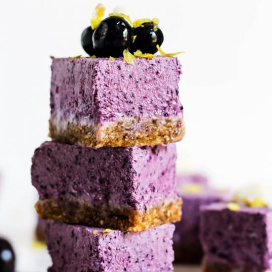 Lemon Blueberry Cheesecake Bars