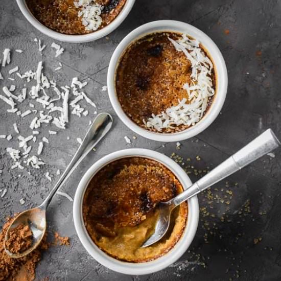 Pumpkin-Coconut Crème Brûlée