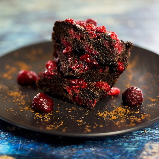 Paleo Chocolate Raspberry Brownies