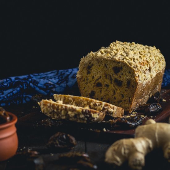 Pumpkin Bread with Honey Ginger