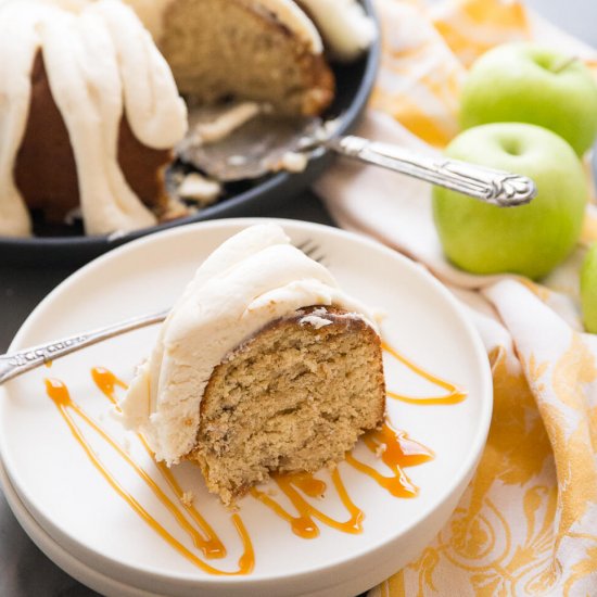 Brown Sugar Apple Bundt Cake