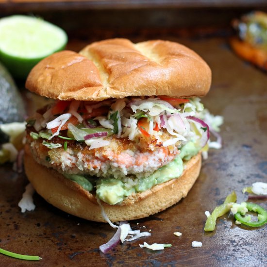 Healthy & Delicious Salmon Burger