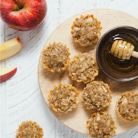 Easy Apple Baklava Bites