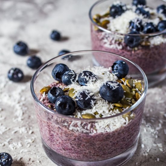 Mixed Berry Chia Seed Pudding