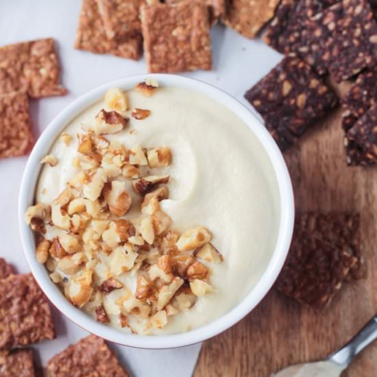 Maple Walnut Vegan Cream Cheese