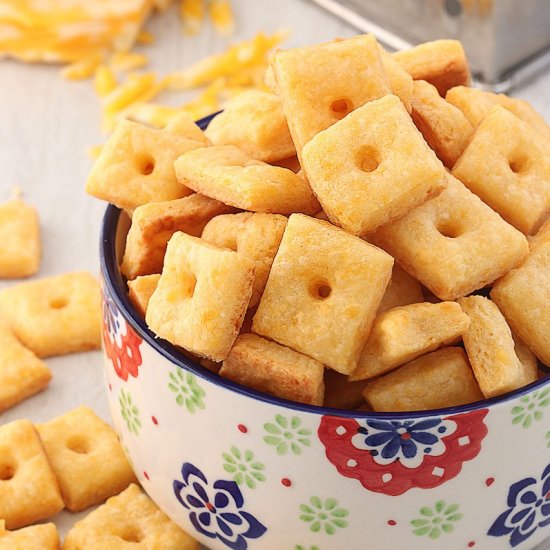 Homemade Cheese Crackers