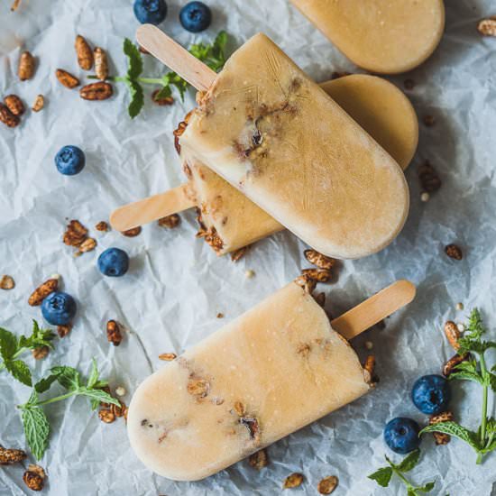 Peach Smoothie Popsicles