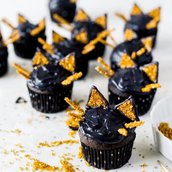 Black Cat Cupcakes